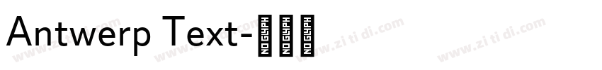 Antwerp Text字体转换